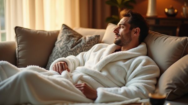 L’ultimatum du confort : le peignoir homme polaire pour des hivers chaleureux